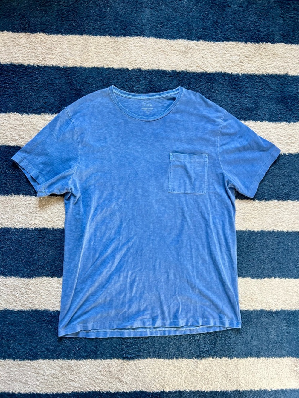 JCrew Blue Pocket T-Shirt Size XL